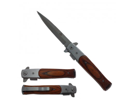 Falcon 8 3/4" Wood Spring Assisted Knife KS1107WD