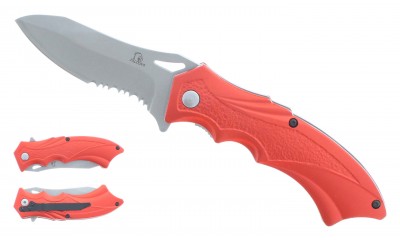 Falcon 7 3/4" Spring Assisted Pocket Knife Red KS1649RD
