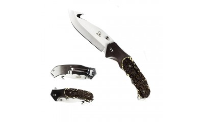 Falcon Spring Assisted Knife Wood Handle KS30279SS