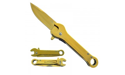 Falcon 7.75"  Wrench Spring Assisted Pocket Knife KS3096GD