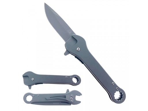 Falcon 7.75"  Wrench Spring Assisted Pocket Knife KS3096GY