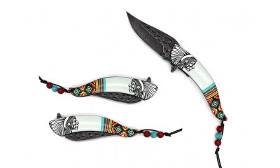 Falcon Native American Chief Spring Assisted Knife KS31237IV