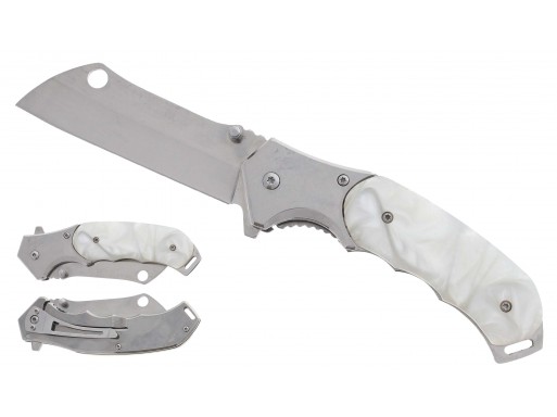 Falcon Chrome Sheep Foot Blade Spring Assisted Knife KS3301CM