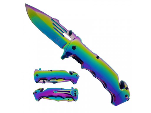 Falcon 8.5" Spring Assisted Knife KS33157RB