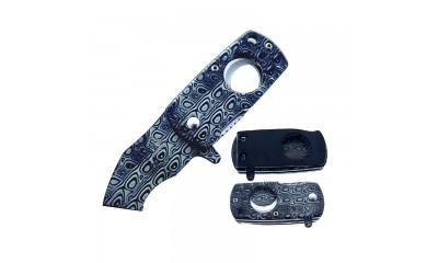 Falcon Spring Assisted Pocket Knife Cigar Cutter KS33217DA