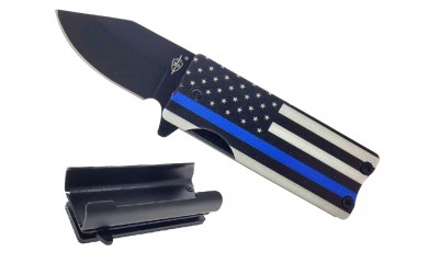 Falcon Blue Line Lighter Knife Case KS1515BL