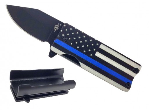 Falcon Blue Line Lighter Knife Case KS1515BL